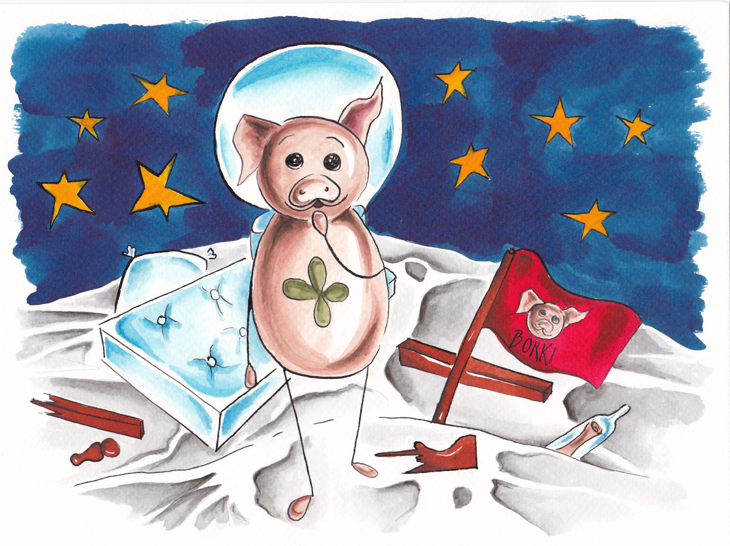 Borki und die Mondreise